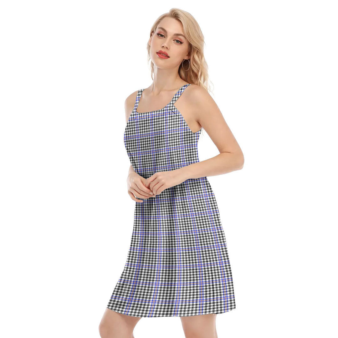 Sir Walter Scott Tartan Plaid O-neck Cami Dress