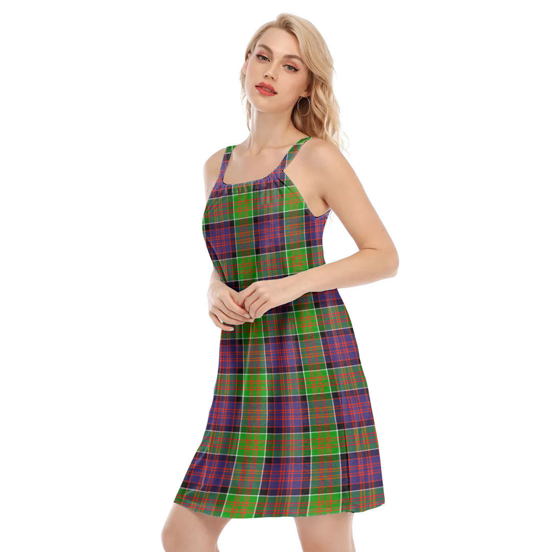 MacDonald of Clanranald Tartan Plaid O-neck Cami Dress