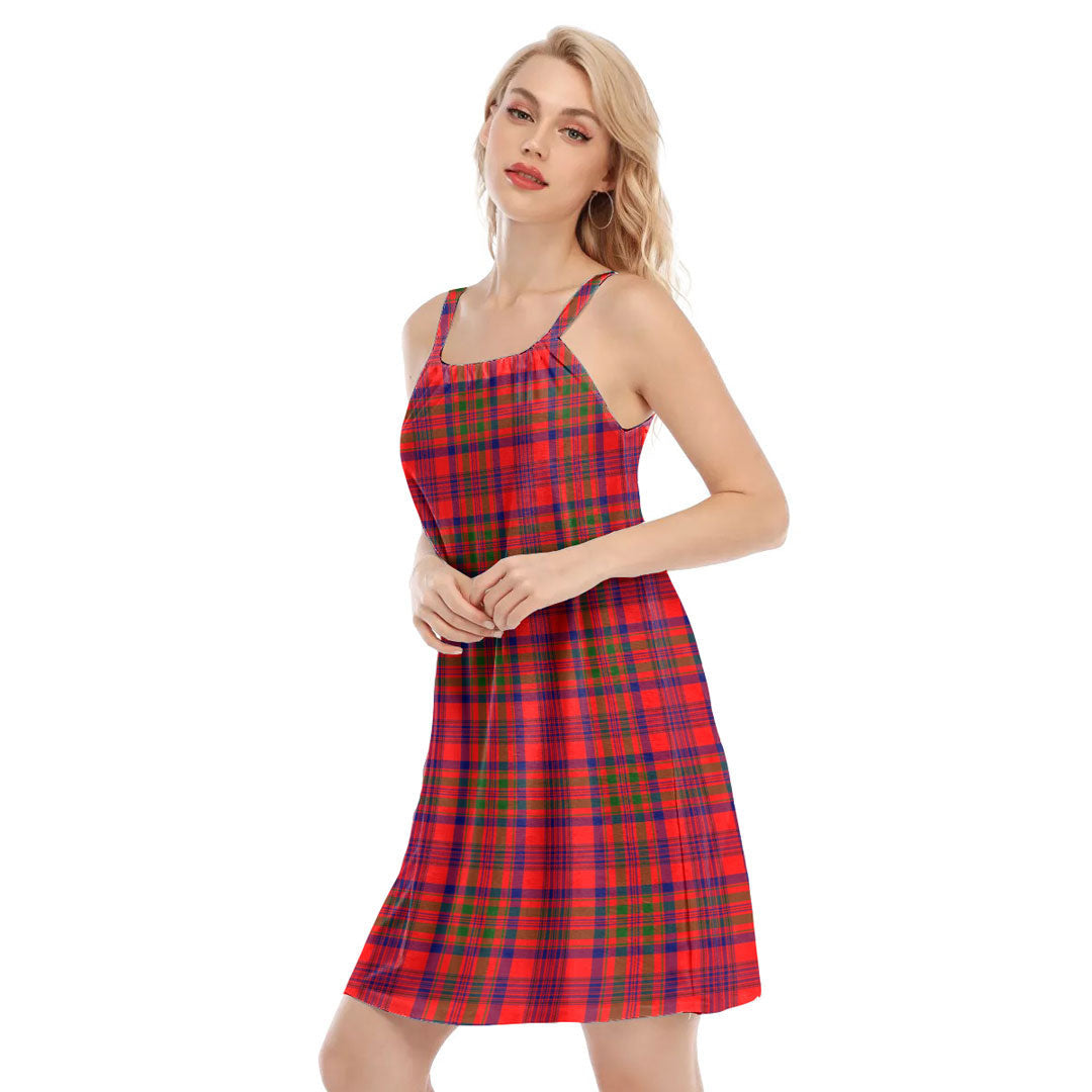 Murray of Tulloch Modern Tartan Plaid O-neck Cami Dress