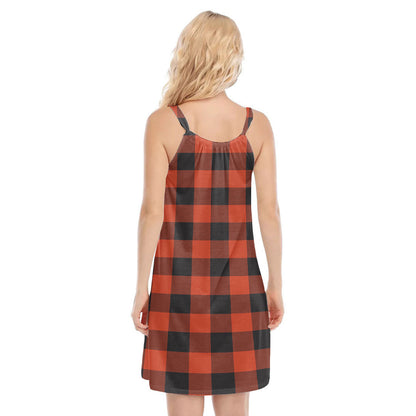 Rob Roy MacGregor Ancient Tartan Plaid O-neck Cami Dress