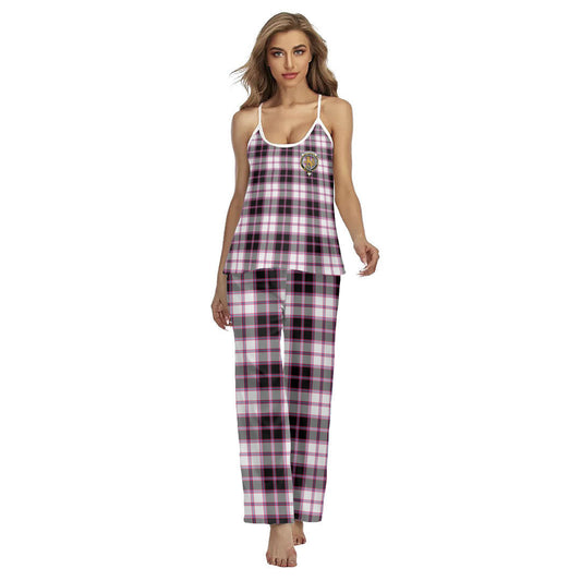 MacPherson Hunting Modern Tartan Crest Cami Pajamas Sets