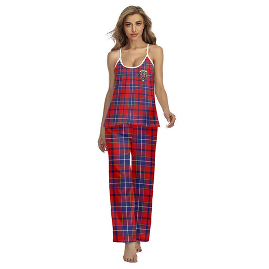 Wishart Dress Tartan Crest Cami Pajamas Sets