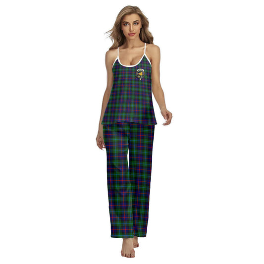 Campbell of Cawdor Modern Tartan Crest Cami Pajamas Sets