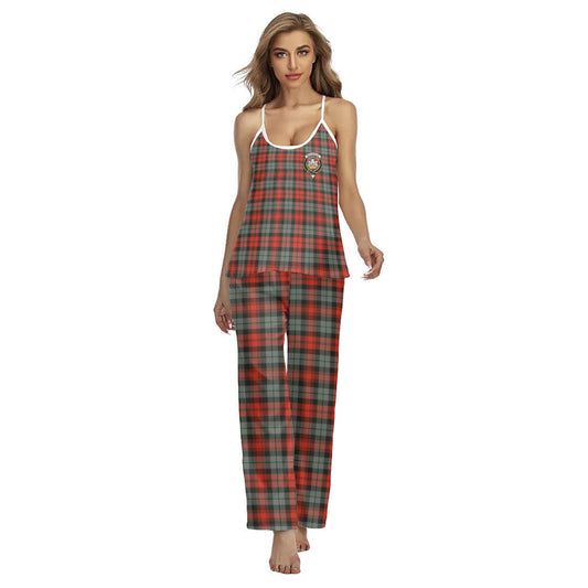 MacLachlan Weathered Tartan Crest Cami Pajamas Sets