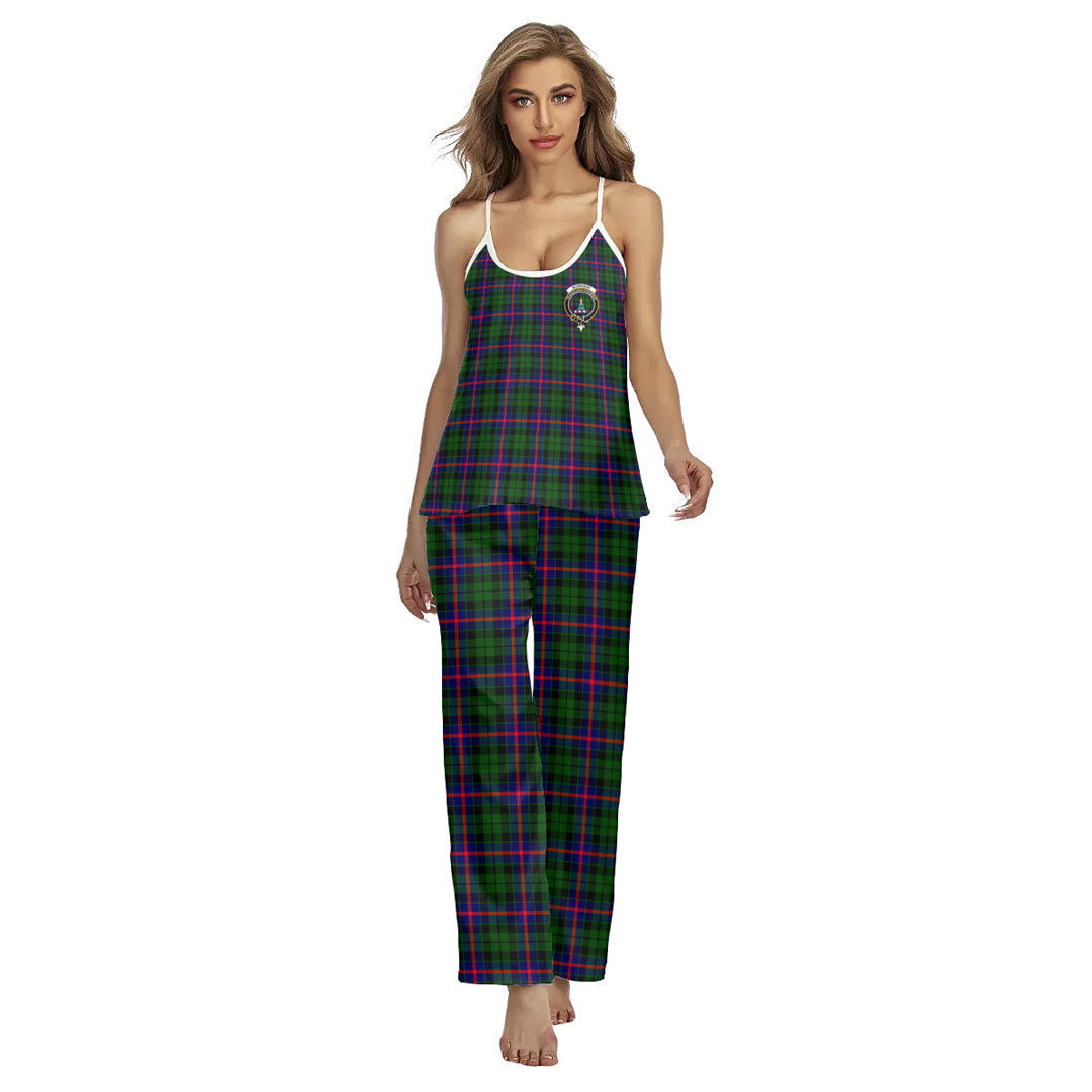 Morrison Modern Tartan Crest Cami Pajamas Sets