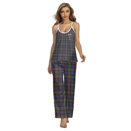 Fletcher of Dunans Tartan Crest Cami Pajamas Sets