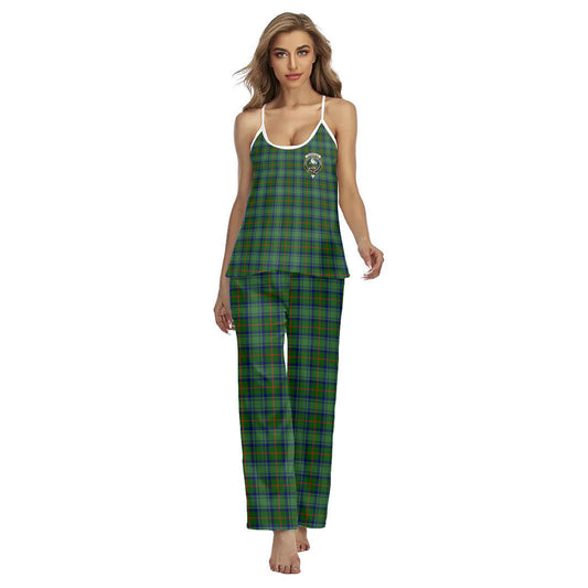 Cranstoun Tartan Crest Cami Pajamas Sets