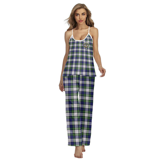 Gordon Dress Modern Tartan Crest Cami Pajamas Sets