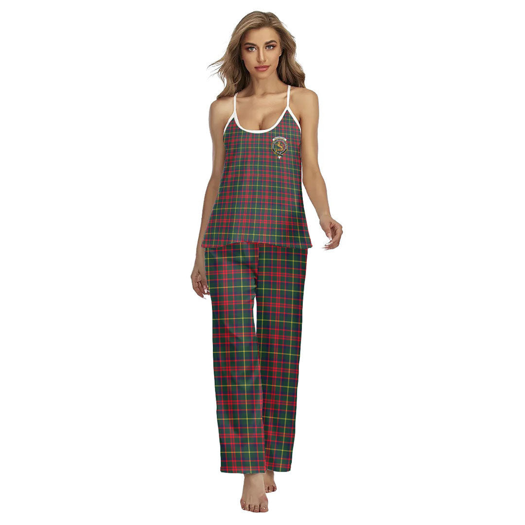 MacKintosh Hunting Modern Tartan Crest Cami Pajamas Sets