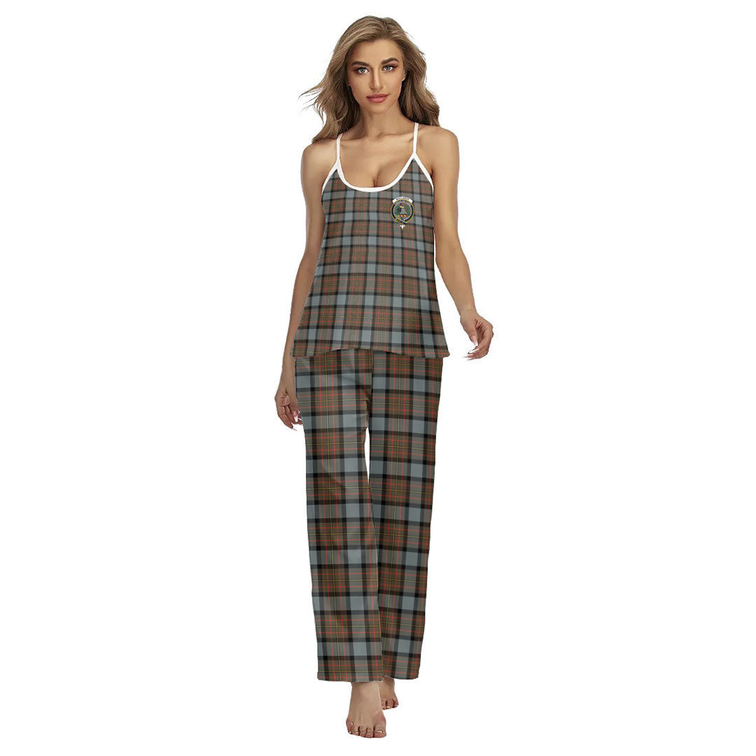 MacLaren Weathered Tartan Crest Cami Pajamas Sets