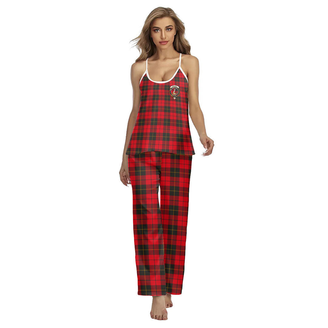 Wallace Weathered Tartan Crest Cami Pajamas Sets