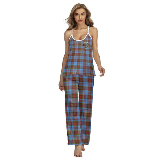 Anderson Modern Tartan Crest Cami Pajamas Sets