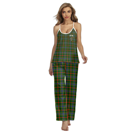 Bisset Tartan Crest Cami Pajamas Sets