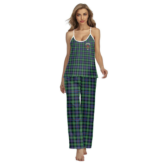 Farquharson Ancient Tartan Crest Cami Pajamas Sets