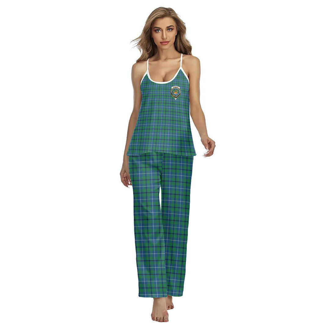Douglas Ancient Tartan Crest Cami Pajamas Sets