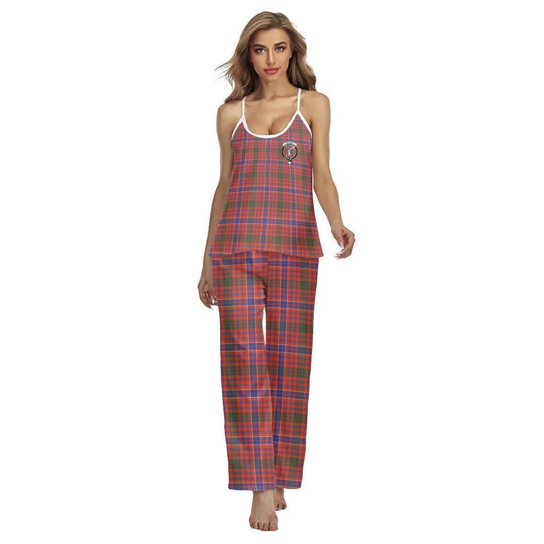 MacRae Ancient Tartan Crest Cami Pajamas Sets