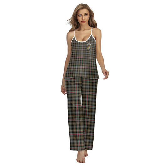 MacKenzie Weathered Tartan Crest Cami Pajamas Sets