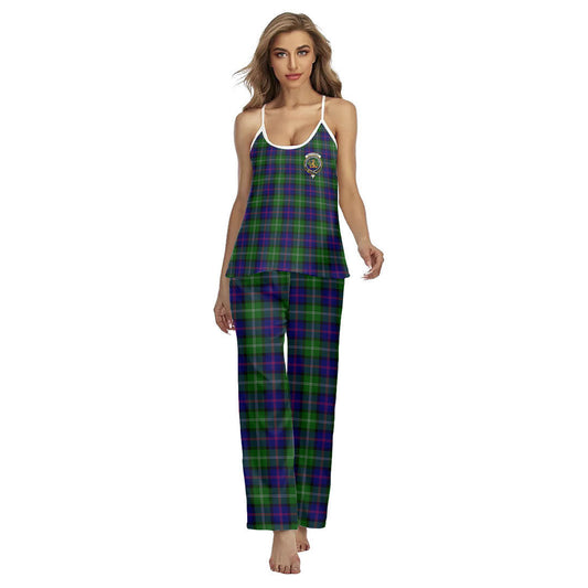 MacThomas Modern Tartan Crest Cami Pajamas Sets