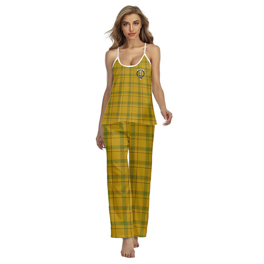 Houston Tartan Crest Cami Pajamas Sets