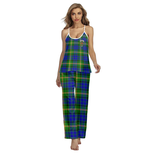 Maitland Tartan Crest Cami Pajamas Sets