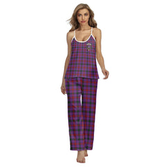 Montgomery Modern Tartan Crest Cami Pajamas Sets