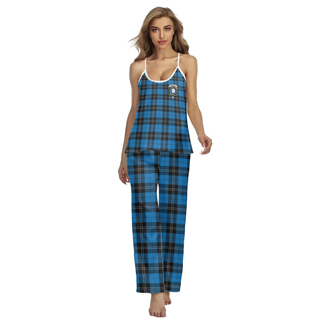 Ramsay Blue Ancient Tartan Crest Cami Pajamas Sets