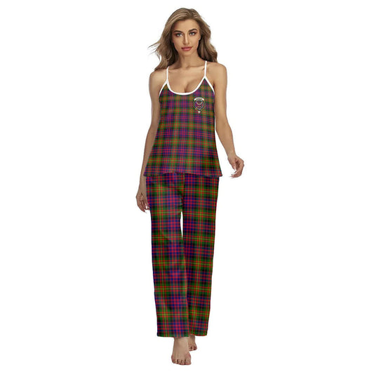 Carnegie Modern Tartan Crest Cami Pajamas Sets