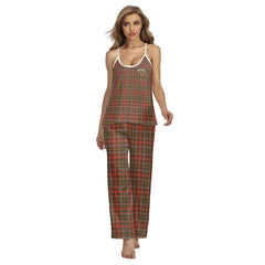 MacKintosh Hunting Weathered Tartan Crest Cami Pajamas Sets