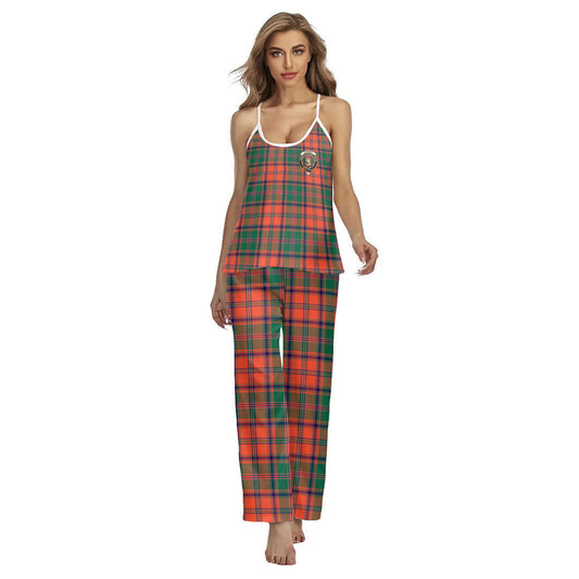 Stewart of Appin Ancient Tartan Crest Cami Pajamas Sets