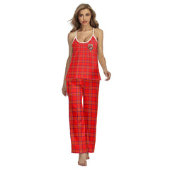 Burnett Modern Tartan Crest Cami Pajamas Sets