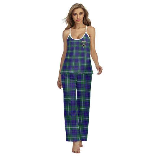 Hamilton Hunting Modern Tartan Crest Cami Pajamas Sets