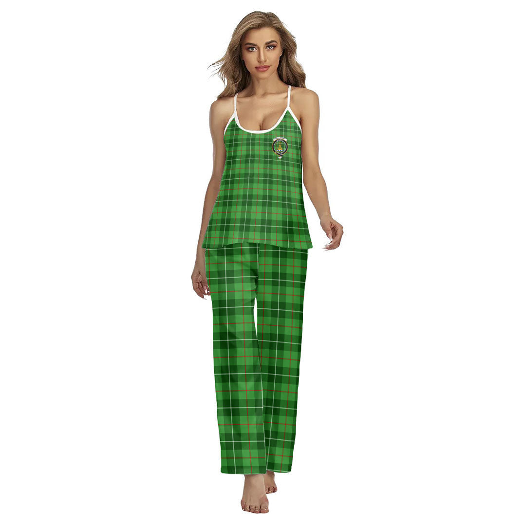 Galloway District Tartan Crest Cami Pajamas Sets