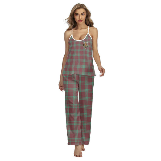 MacGregor Hunting Ancient Tartan Crest Cami Pajamas Sets