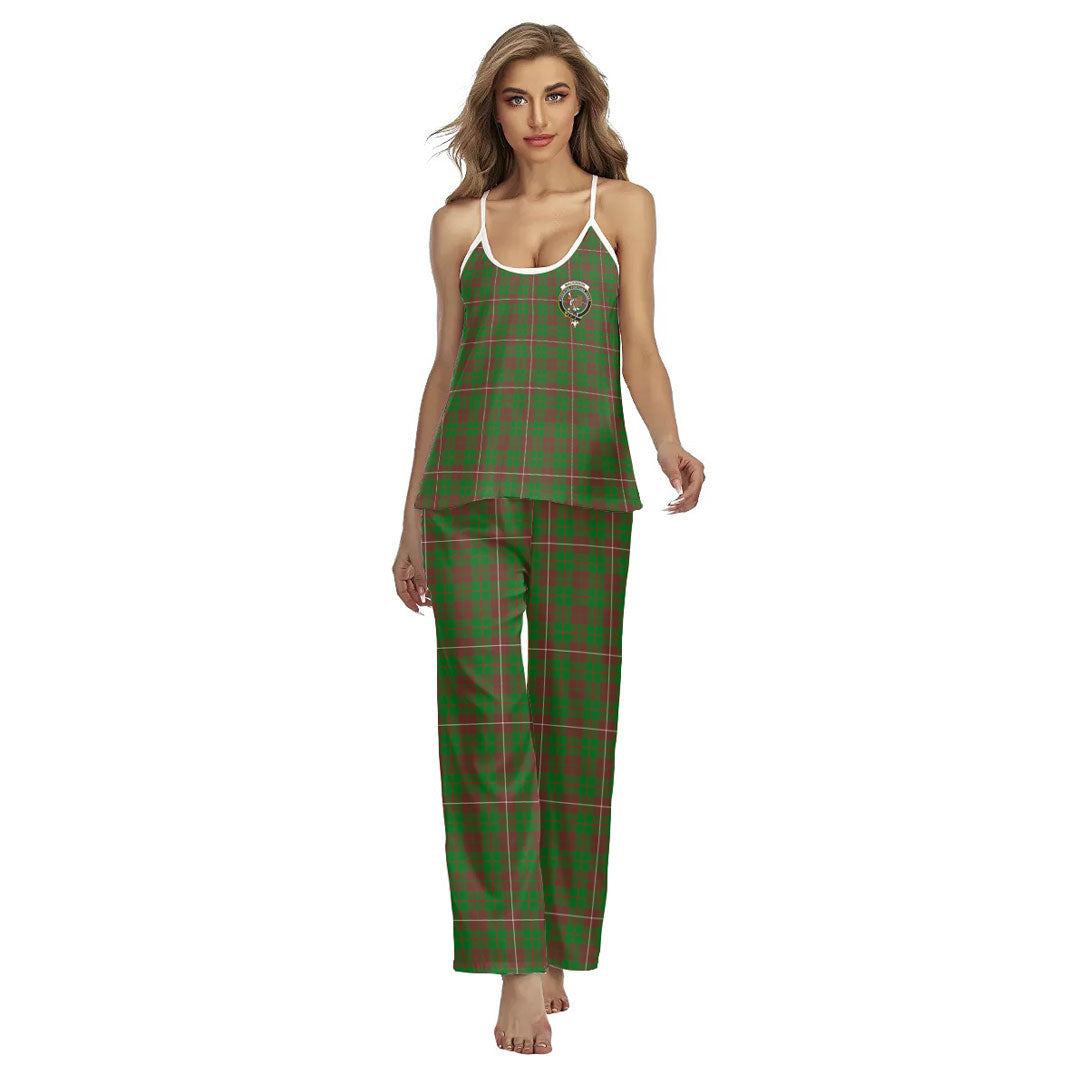 MacKinnon Hunting Modern Tartan Crest Cami Pajamas Sets