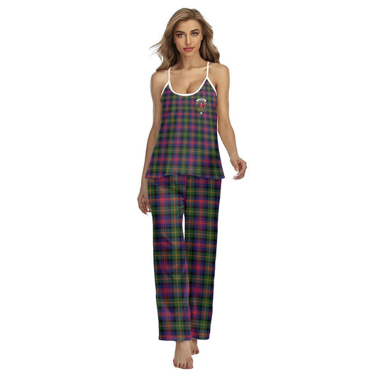 Logan Modern Tartan Crest Cami Pajamas Sets