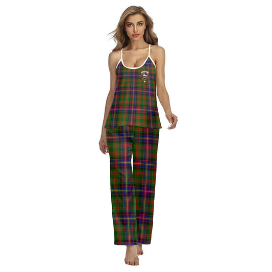 Cochrane Modern Tartan Crest Cami Pajamas Sets