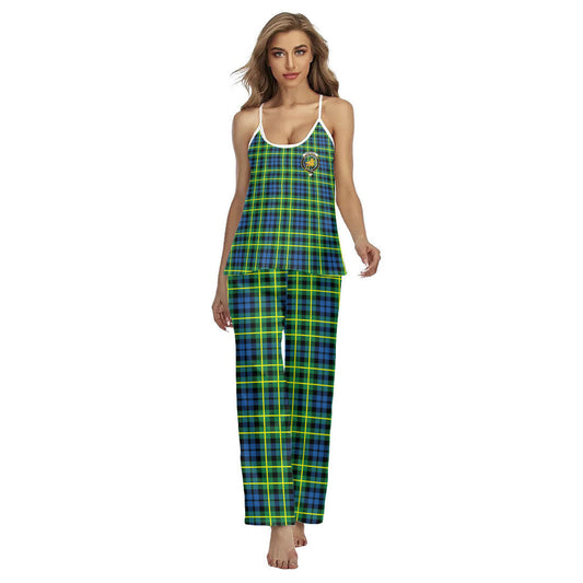 Campbell of Breadalbane Ancient Tartan Crest Cami Pajamas Sets