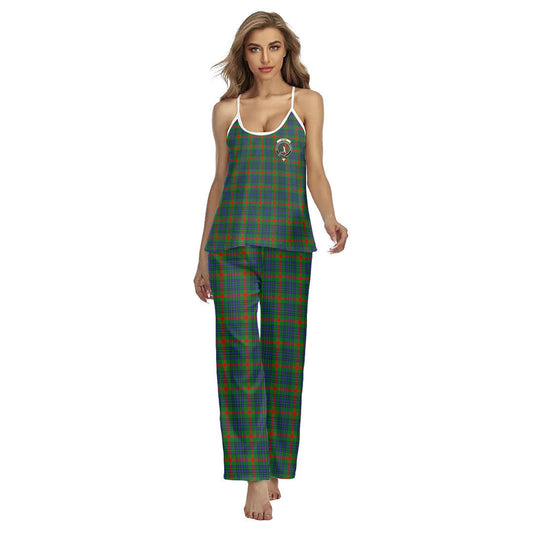 Aiton Tartan Crest Cami Pajamas Sets