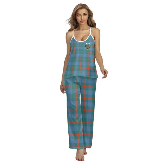 Agnew Ancient Tartan Crest Cami Pajamas Sets