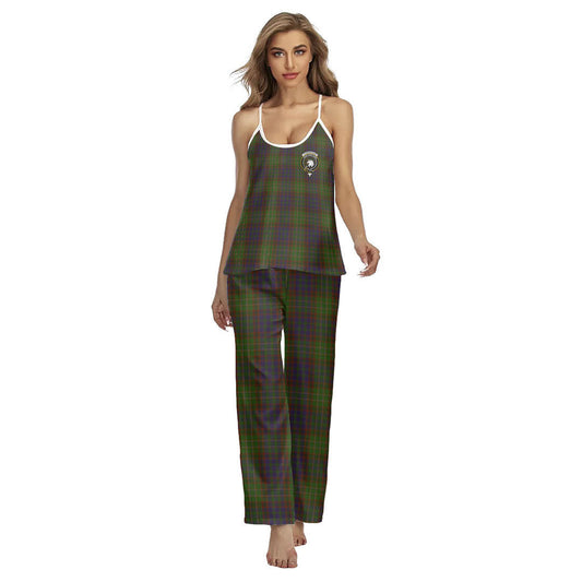 Cunningham Hunting Modern Tartan Crest Cami Pajamas Sets