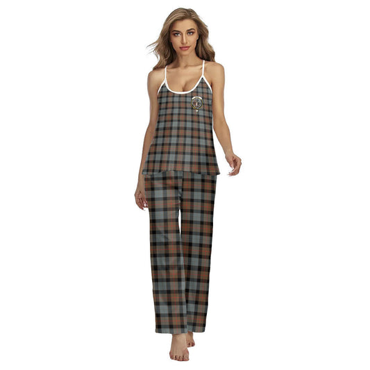 Gunn Weathered Tartan Crest Cami Pajamas Sets