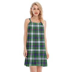 MacKenzie Dress Modern Tartan Plaid O-neck Cami Dress