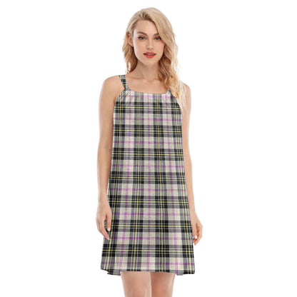 MacPherson Dress Ancient Tartan Plaid O-neck Cami Dress