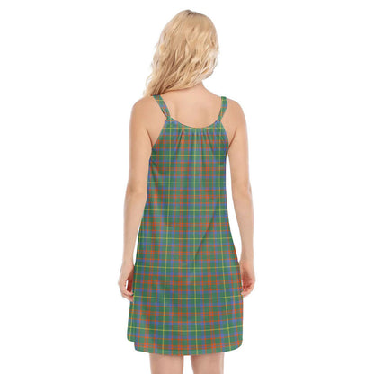 MacKintosh Hunting Ancient Tartan Plaid O-neck Cami Dress