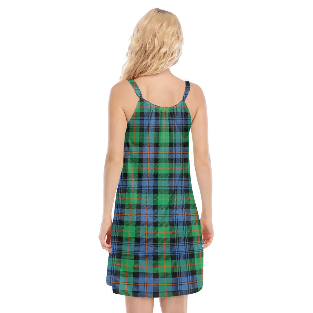 Murray of Atholl Ancient Tartan Plaid O-neck Cami Dress