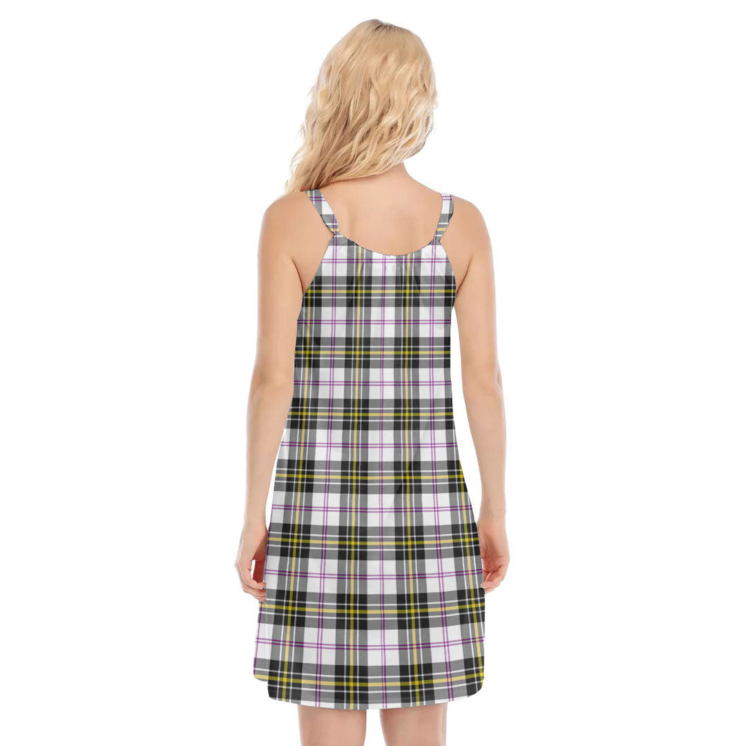 MacPherson Dress Modern Tartan Plaid O-neck Cami Dress