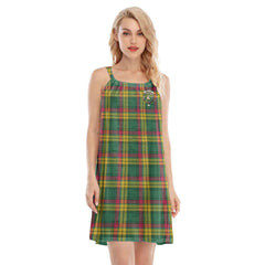 MacMillan Old Ancient Tartan Crest O-neck Cami Dress