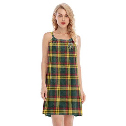 MacMillan Old Modern Tartan Crest O-neck Cami Dress