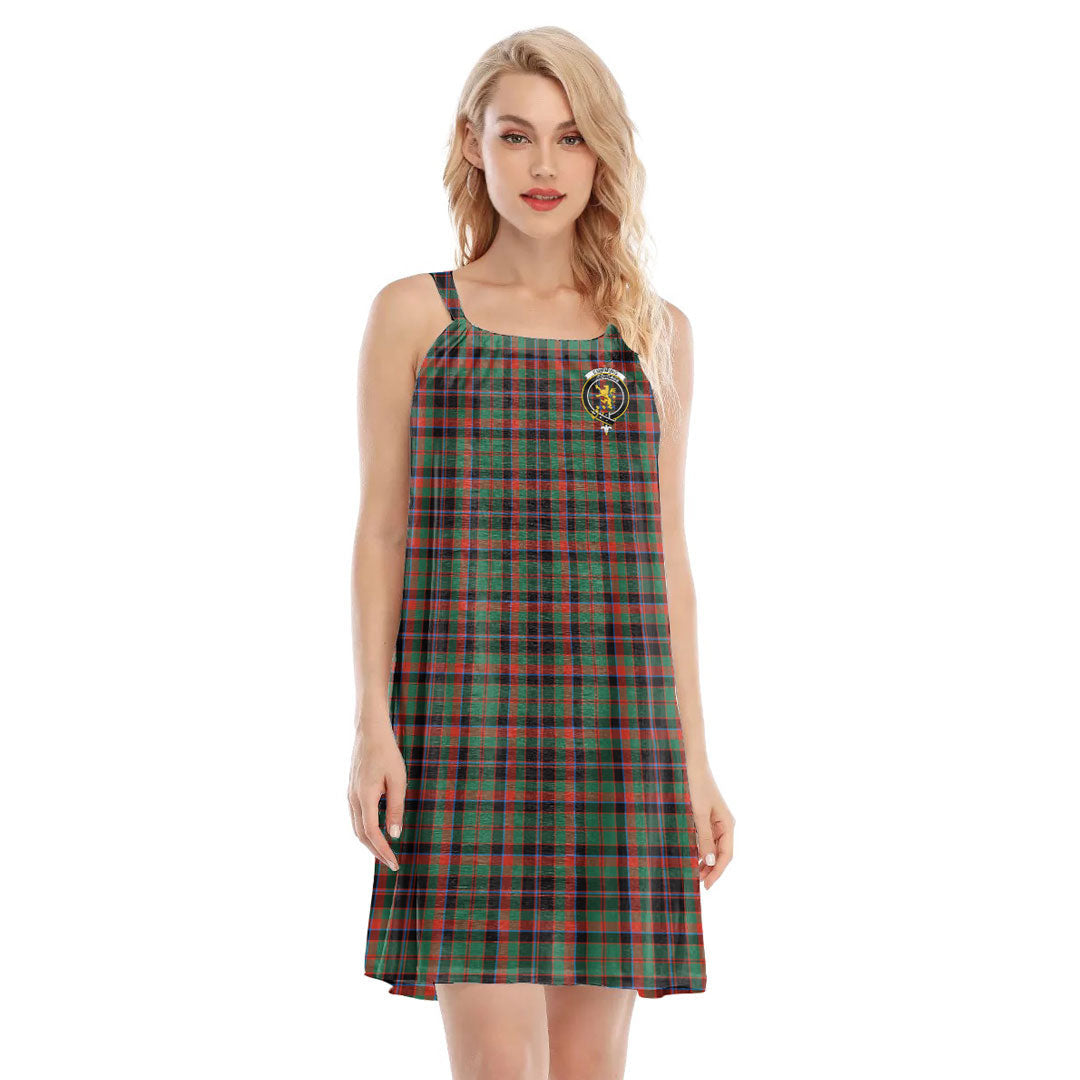 Cumming Hunting Ancient Tartan Crest O-neck Cami Dress