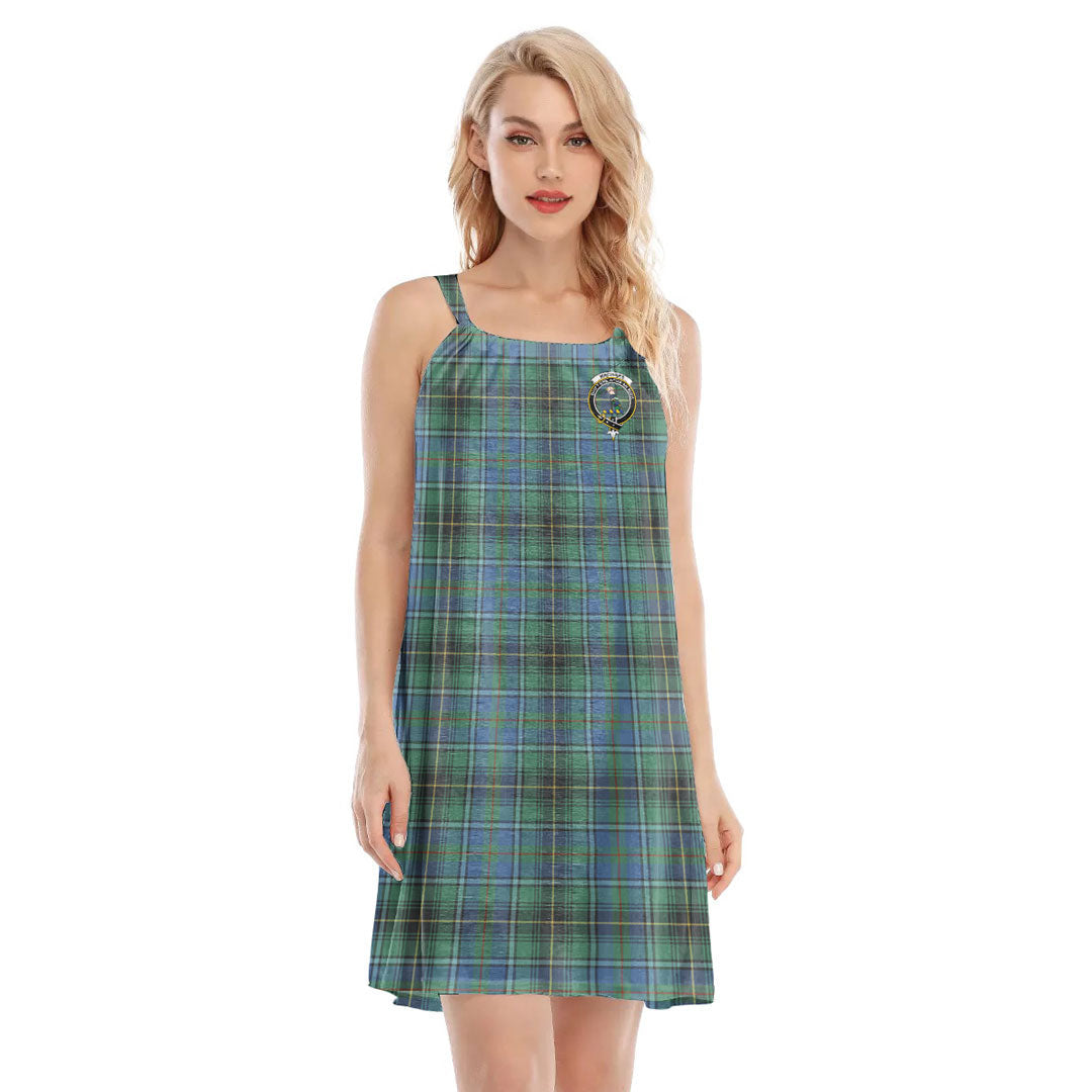 MacInnes Ancient Tartan Crest O-neck Cami Dress